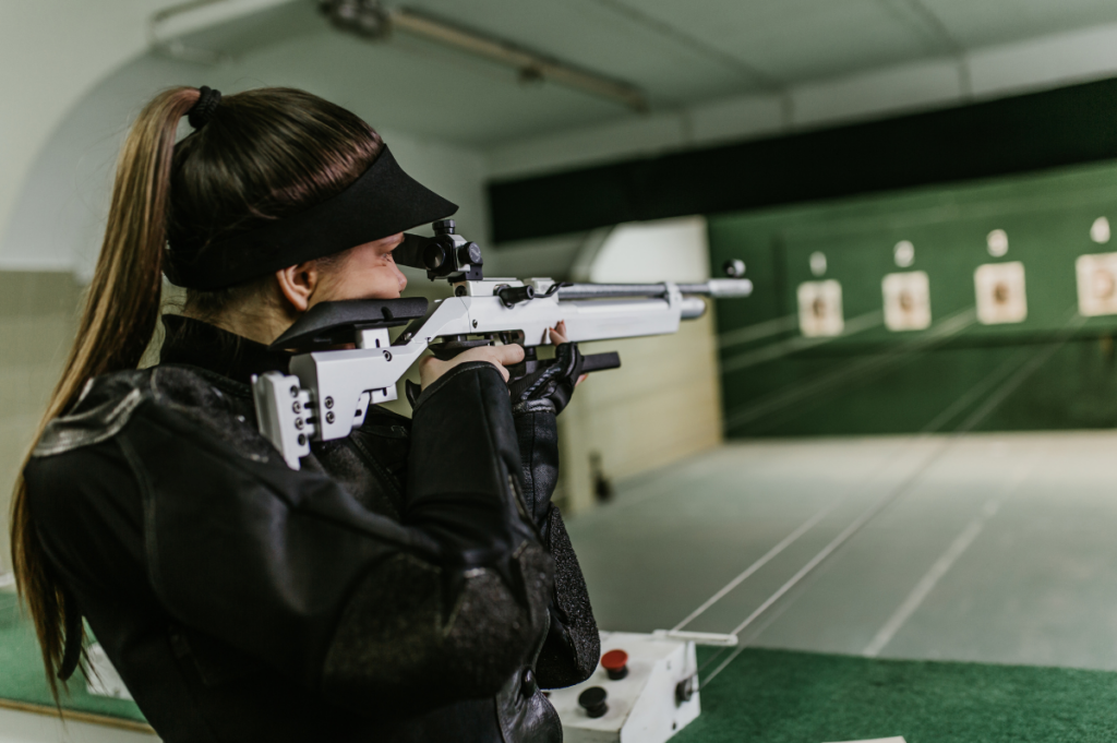 female competitive shooting