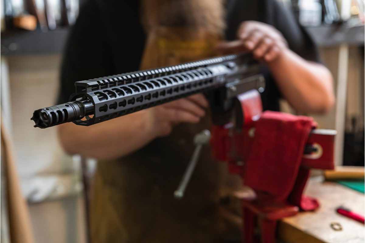 gunsmith building custom AR-15